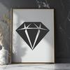 Artistic Diamond Printable Artwork