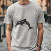 Unique Dolphin Stencil In SVG For Free Download