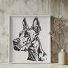 Beautiful Great Dane - Cricut SVG