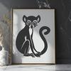 Creative Lemur Decal