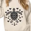 Stunning Sea Turtle In DXF - For Free Download, Commercial Use