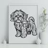 Free Shih Tzu Vector Image