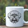 Unique Shih Tzu - Laser Cutter PNG