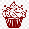 Stunning Cupcake - Sublimation SVG