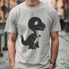 Unique Baby Dinosaur Artwork DXF - Free Download