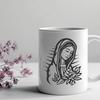 Artistic Our Lady Of Guadalupe - Procreate DXF