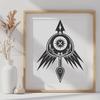 Free Eye Of Providence Stencil