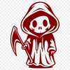 Grim Reaper In SVG Format - Free Digital Download, Commercial Use