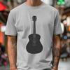 Guitar Printable Image In SVG, PNG, PDF And DXF Formats