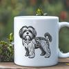 Stunning Standing Havanese - PNG Digital File