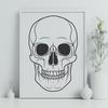 Artistic Skull Illustration In PDF For Free Download