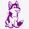 Creative Husky In SVG, PNG, PDF And DXF File Formats - Free