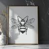 Free Bee Stencil