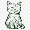 Cat In SVG Format - Free Commercial Use License