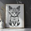 Ornate Kitten - Sublimation PDF