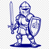 Creative Knight In SVG For Free Download