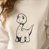 Cute Baby Dinosaur In PNG & SVG