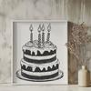 Beautiful Birthday Cake In SVG - Free Download