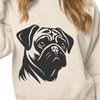 Unique Pug Printable Image - Free SVG Download