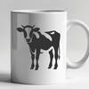 Beautiful Cow - Glowforge PNG