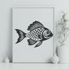 Unique Fish Decal In PDF For Free Download