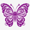 Unique Butterfly In SVG, PNG, PDF And DXF File Formats - Free