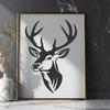 Artistic Deer - Cricut DXF