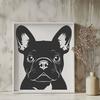 Artistic French Bulldog - Glowforge PDF