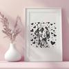 Artistic Great Dane - Sublimation SVG