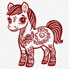 Beautiful Horse In SVG, PNG, PDF And DXF File Formats - Free