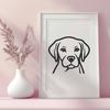 Free Labrador Retriever DXF