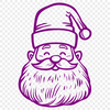 Beautiful Father Christmas - PNG Format