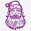 Artistic Santa In DXF Format - Free Download