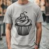 Artistic Cupcake Illustration - Free PNG Download