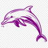 Free Dolphin Stencil