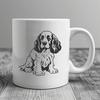 Creative Cocker Spaniel In DXF