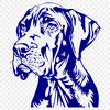 Free Great Dane In SVG, PNG, PDF And DXF File Formats - Free