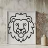 Creative Lion Decal