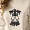 Creative Miniature Schnauzer - Laser PNG Free Download