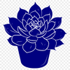 Artistic Plant - Laser Engraver PNG