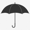 Vector Umbrella Silhouette in Various Formats A simple umbrella silhouette in vector format.