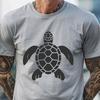 Creative Sea Turtle Printable Artwork In PNG For Free Download