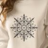 Artistic Snowflake - Craft PNG