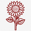 Unique Flower - Laser Engraver DXF