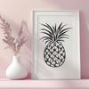 Stunning Pineapple - Laser PNG