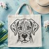 Free Unique Great Dane Decal PDF - Commercial Use