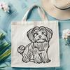 Sitting Havanese Digital Artwork - PDF Free Download