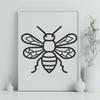 Stunning Bee Illustration - Free SVG