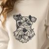 Free Unique Miniature Schnauzer Artwork SVG - Commercial Use