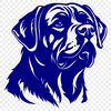 Artistic Rottweiler Clip Art